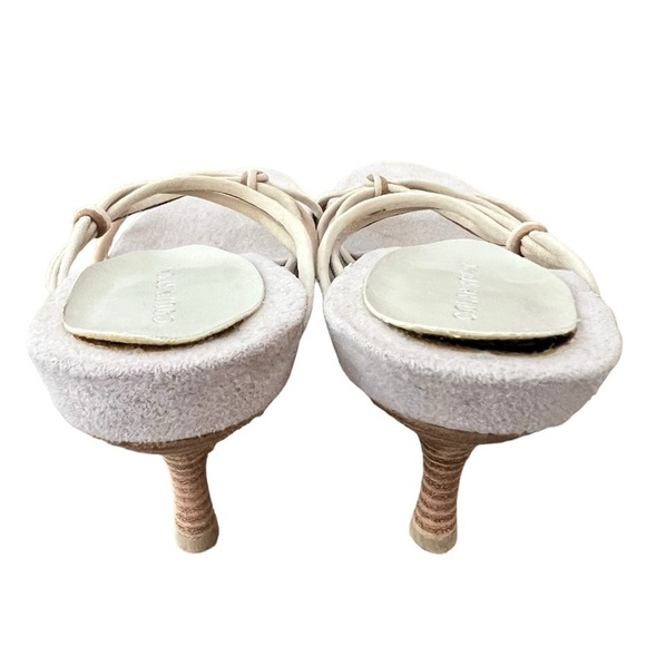 Colin Stuart Women’s Beige Strappy Heels in Size 6 - Picture 3 of 5